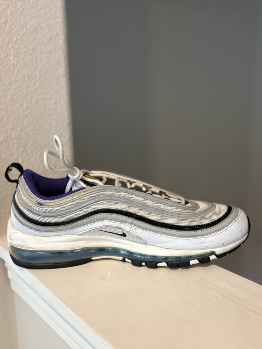 Nike Mens Air Max 97 Kaomoji White Shoes (DD9598-100) Size 11 - Picture 7 of 12
